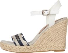 Tommy Hilfiger Highheel sandaaltjes CORPORATE WEBBING HIGH WEDGE