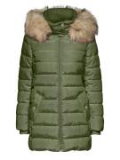 Only Gewatteerde jas ONLNEWCAMILLA QUILT FUR HOOD COAT CC OTW