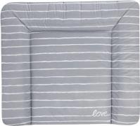 Zöllner Aankleedkussen Softy, Grey Stripes (1-delig)