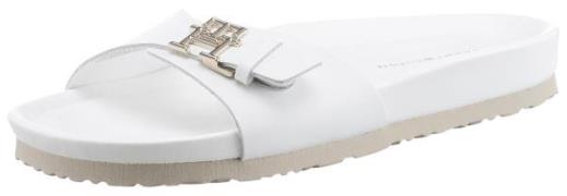 NU 25% KORTING: Tommy Hilfiger Slippers TH MULE SANDAL LEATHER