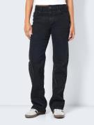 Noisy may Straight jeans NMYOLANDA NW WIDE JEANS BLACK NOOS