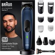 Braun Tondeuse All-In-One Styling Set MGK7450 waterdicht, 11-in-1 baar...