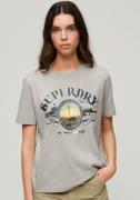 Superdry Shirt met print TRAVEL SOUVENIR RELAXED TEE