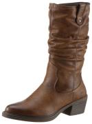 NU 20% KORTING: Mustang Shoes Cowboylaarzen met aangerimpelde slouchy-...