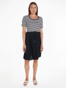 NU 20% KORTING: Tommy Hilfiger Midi-jurk 5x2 RIB CNK PLEATED KNEE DRS ...