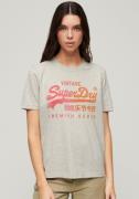 NU 20% KORTING: Superdry T-shirt TONAL VL GRAPHIC RELAXED TEE