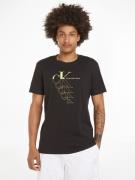 NU 20% KORTING: Calvin Klein T-shirt MONOGRAM ECHO GRAPHIC TEE