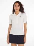 NU 25% KORTING: Tommy Hilfiger Poloshirt SLIM SMD TIPPING LYOCELL POLO...