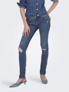 NU 25% KORTING: Only Skinny fit jeans ONLANEMONE MID SK VIS BUT DES DN...