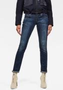 G-Star RAW Straight jeans Midge Saddle Straight 5-pocketsmodel met mar...