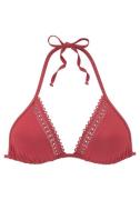 s.Oliver RED LABEL Beachwear Triangel-bikinitop Aiko met gehaakte look