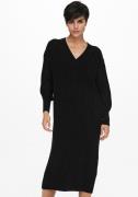 NU 20% KORTING: Only Gebreide jurk ONLNEW TESSA L/S MIDI V DRESS