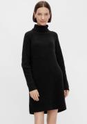 NU 20% KORTING: pieces Gebreide jurk PCELLEN LS HIGH NECK KNIT DRESS N...