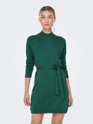 NU 20% KORTING: Only Gebreide jurk ONLLEVA L/S BELT DRESS EX KNT