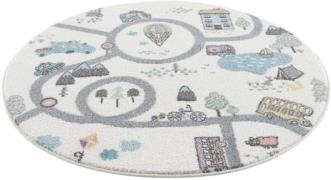 Carpet City Kindervloerkleed Anime9376 Straten-speel-vloerkleed, auto,...