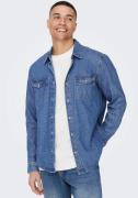 NU 20% KORTING: ONLY & SONS Jeans overhemd OS ONSBANE DENIM SHIRT