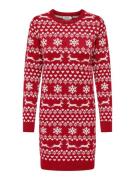 NU 20% KORTING: Only Gebreide jurk ONLXMAS SNOWFLAKE LS DRESS CS KNT