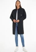 NU 20% KORTING: Calvin Klein Gewatteerde jas LONG QUILTED UTILITY COAT