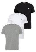 Timberland T-shirt 3xPack Basic Jersey Crew Tee Slim Multi Color (set,...
