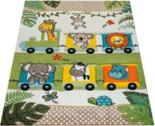 Paco Home Kindervloerkleed Diamond 635 3d-design, motief speelse diere...