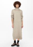 Only Gebreide jurk ONLBRANDIE L/S ROLL NECK DRESS