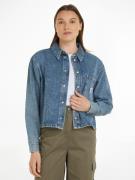 NU 20% KORTING: Calvin Klein Jeans blouse CROPPED DAD DENIM SHIRT