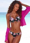 NU 20% KORTING: Lascana Push-upbikinitop Santini met gebloemd design