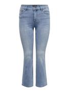 NU 20% KORTING: ONLY CARMAKOMA Bootcut jeans CARSALLY HW SK FLARED DNM...