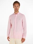 Tommy Hilfiger Linnen overhemd PIGMENT DYED LI SOLID RF SHIRT