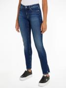 Calvin Klein Skinny fit jeans Mid rise skinny in een klassiek 5-pocket...