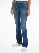 NU 20% KORTING: TOMMY JEANS Bootcut jeans Maddie met tommy jeans merkl...
