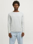 Jack & Jones Gebreide trui JJELINEN KNIT CREW NECK SN