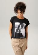 NU 25% KORTING: Aniston CASUAL T-shirt met droomprint aan de voorkant