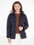 NU 20% KORTING: Tommy Hilfiger Donsjack TYRA DOWN JACKET WITH FUR met ...