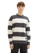 NU 20% KORTING: Tom Tailor Denim Sweatshirt met colourblocking
