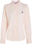 NU 20% KORTING: Tommy Hilfiger Klassieke blouse met geborduurd logo