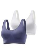 NU 20% KORTING: Petite fleur Bralette-bh SEAMLESS zonder beugels gemaa...