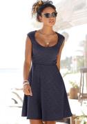 NU 20% KORTING: Beachtime Zomerjurk met geborduurde oogjes, elegante j...
