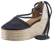 Tommy Hilfiger Espadrilles CLOSED TOE LINEN FLATFORM