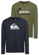 NU 20% KORTING: Quiksilver Shirt met lange mouwen (2-delig, Set van 2)