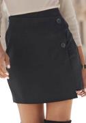 NU 20% KORTING: Buffalo Broekrok in wikkellook met sierknopen, skort, ...