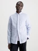 Calvin Klein Overhemd met lange mouwen COTTON LINEN CHEST POCKET