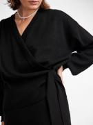NU 20% KORTING: Y.A.S Wikkelvest YASASSI LS WRAP KNIT CARDIGAN S. NOOS