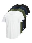 NU 20% KORTING: Jack & Jones T-shirt NOA TEE CREW NECK 5PK (5-delig, S...