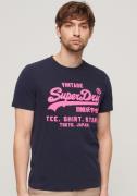 NU 20% KORTING: Superdry Shirt met print SD-NEON VL T SHIRT