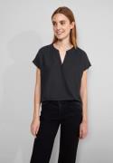 STREET ONE Blouse met korte mouwen