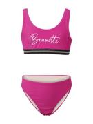 Brunotti Bustierbikini met contrastkleurige band (set, 2 stuks)