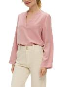 s.Oliver Blouse met lange mouwen met een diepe v-hals