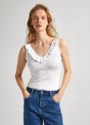 NU 20% KORTING: Pepe Jeans Shirt met V-hals LEIRE