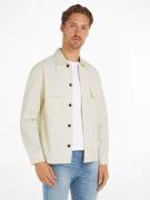 Calvin Klein Overhemd met lange mouwen COTTON NYLON OVERSHIRT met opge...